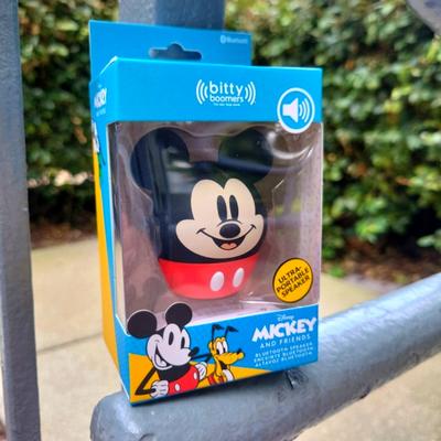 Disney Portable Audio & Video | Bitty Boomer Disney Mickey Mouse Mini Bluetooth Speaker | Color: Blue | Size: Os
