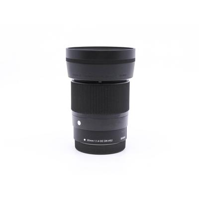Used Sigma 30mm f/1.4 DN - Canon Ef-M Fit