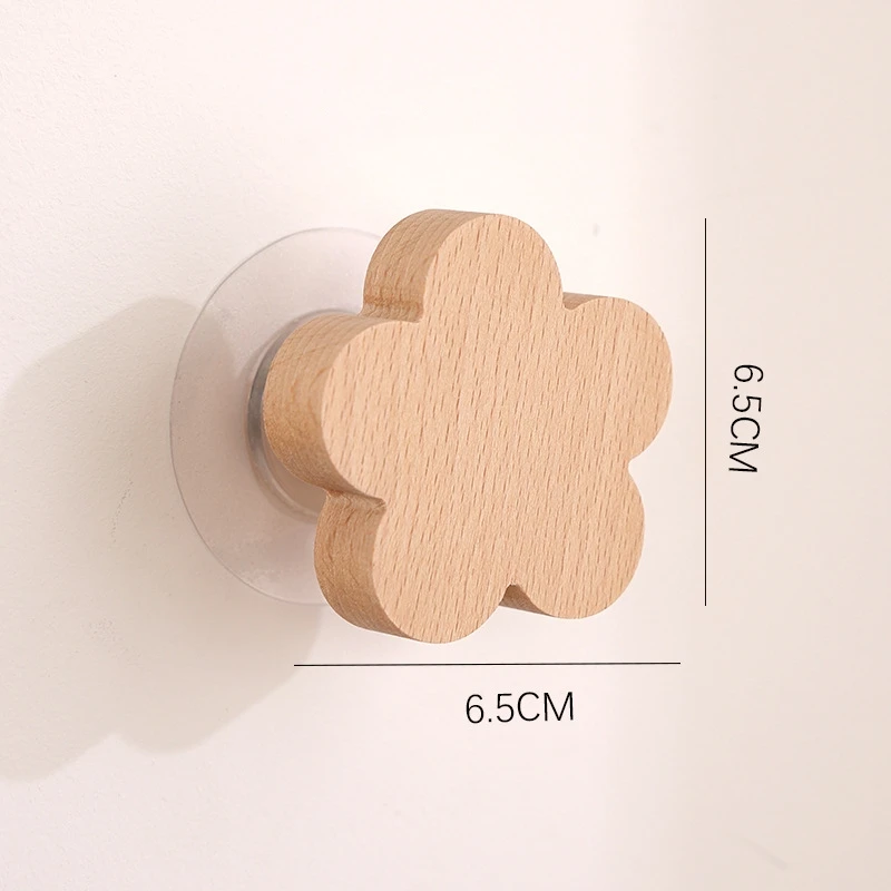 DGEV Tier-Holzhaken, niedlicher Raumdekor-Haken, Wand-Schlüsselanhänger, Kleiderhaken, Haustür, Holzhaken, Kleiderbügel, Küchenzubehör, Gadget