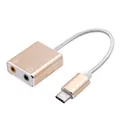 7.1 Scheda audio USB tipo C esterna Jack Adattatore audio USB da 3,5 mm Auricolare Microfono Scheda audio per MacBook Computer portatile