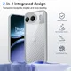 OnePlus Nord 4 5G CPH2663 Custodia antiurto in silicone TPU con cover posteriore rigida trasparente per OnePlus Nord 4 Nord4 5G
