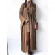 Nuovo maglione cardigan lavorato a maglia a maniche lunghe autunno inverno cappotto maglione lungo lavorato a maglia moda donna abiti caldi larghi casual
