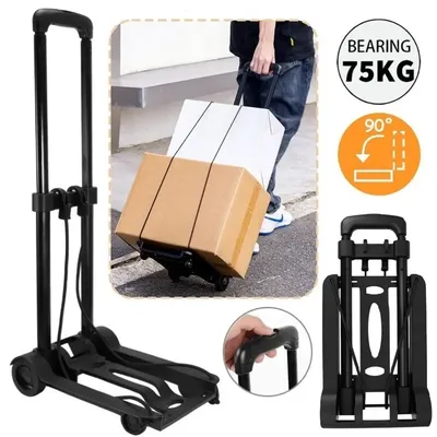 Golf cart Folding Portable Travel Trailer Domestic Luggage Cart Portable Hand Cart For Shopping Trolley Shopping push trailer