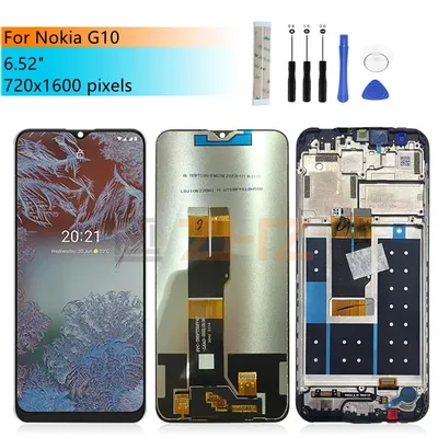6.52" For Nokia G10/G20 LCD Display Touch Screen Digitizer Assembly TA-1338 TA-1334 Lcd Screen Replacement Repair parts