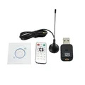 MINI USB DVB-T USB 2.0 ricevitore TV digitale terrestre sintonizzatore stick dongle con telecomando antenna per PC portatile