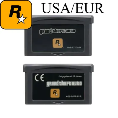 Hot GBA Game Cartridge 32-Bit Video Game Console Card Grand Theft Auto Advance GBA Game 32-Bit Video Game