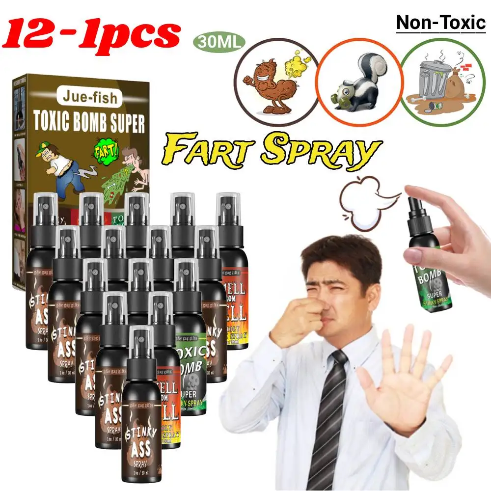 30 ml Poop-Furz-Spray, ungiftig, lustiges Streich-Witz-Spray, Arsch-geruches, stinkendes Gas-Mist-Gag, stinkendes, stinkendes Furz-Bomben-Spray, Party-Requisiten Image