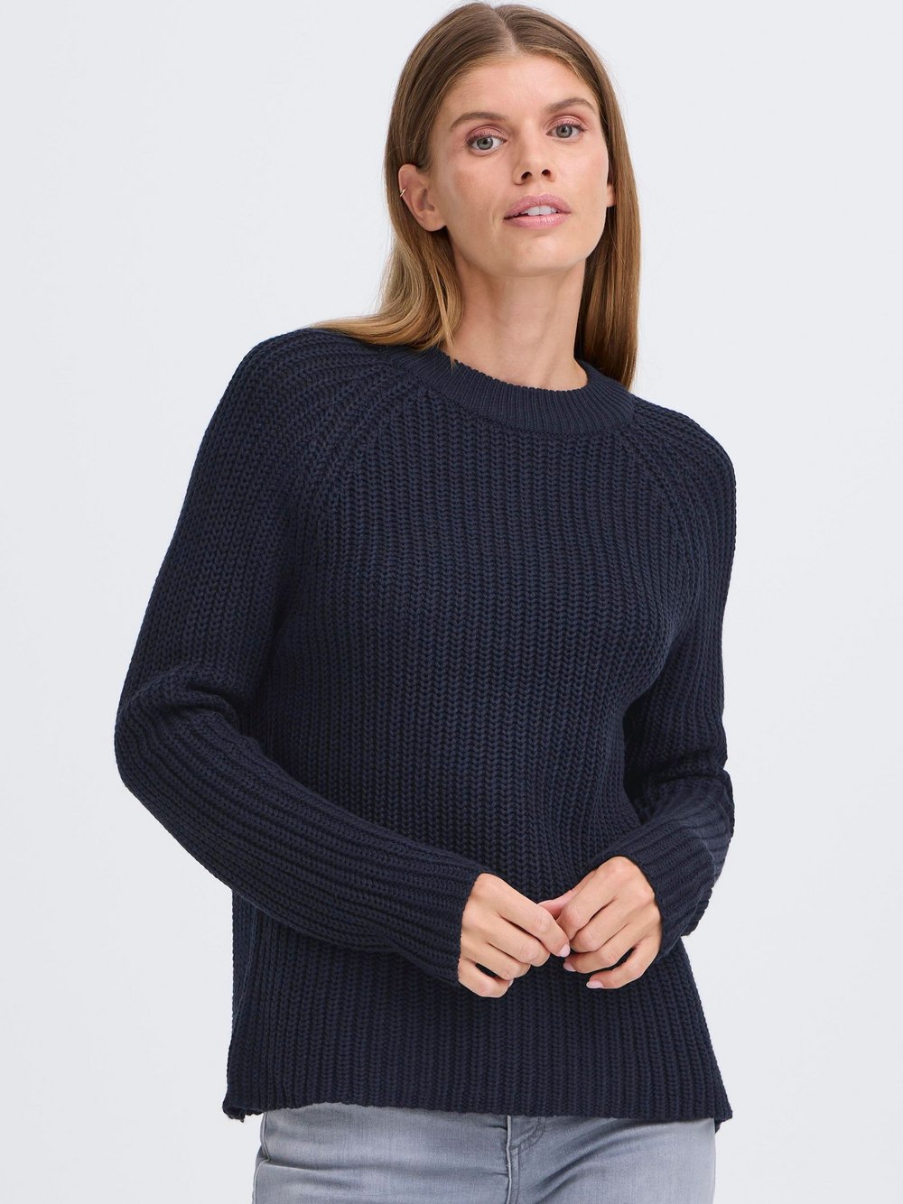 OXMO Strickpullover Damen blau, XL Image