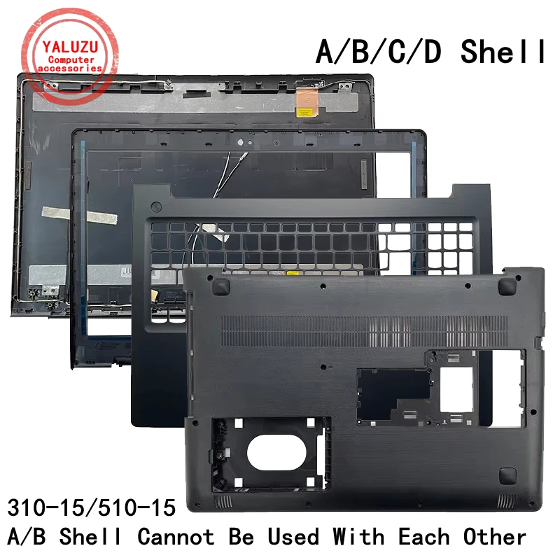 Laptop Für Lenovo 310-15ABR 310-15IKB 310-15ISK 510-15ABR 510-15IKB 510-15ISK LCD Top Case/Lünette Abdeckung/Palmrest Fall/Bottom Basis