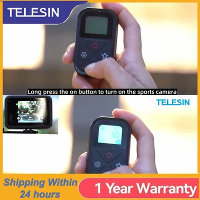 TELESIN Bluetooth Action Camera Remote Control T10/T13 For Go Pro Action Camera Wireless Remote For GoPro Hero 12 11 10 9 8 Max
