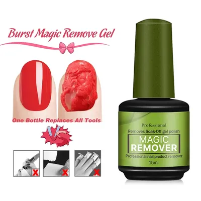 15 ml Magic Fast Nail Gel Polish Remover Clean UV Soak Off Semi Permanent Lack Nail art Removal Tools Maniküre Reinigungsmittel