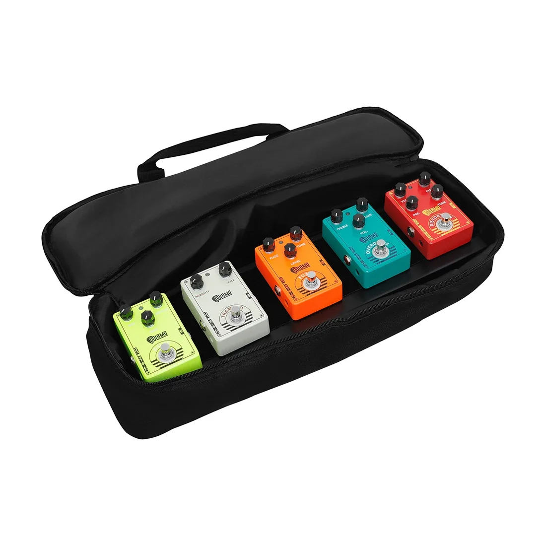 Caline CB-107 Mini Pedal Combo Board Gitarrenpedal Aluminiumlegierung E-Gitarre Effektpedal Board mit Tragetasche Image