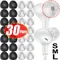 1-30 paia S/M/L Auricolari in silicone morbido Auricolari Auricolari universali cablati Cuffie Tappi per le orecchie Copertura protettiva Cappucci in-ear