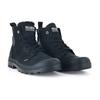 Winterboots PALLADIUM "PAMPA HI ZIP WL", Gr. 44, schwarz (schwarz, schwarz), Leder, sportlich, Schuhe, Winterschuhe, Schnürboots, Winterstiefel, Snowboots, gefüttert