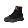 Schnürstiefelette PAUL GREEN "Paul Green Stiefelette Nubukleder", Damen, Gr. 42,5, schwarz, Nubukleder, casual, Schuhe
