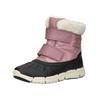 Stiefel GEOX "Geox Stiefel Lederimitat/Textil", Kinder, Gr. 33, rosa (schwarz, rosa), Lederimitat, Textil, casual, Schuhe
