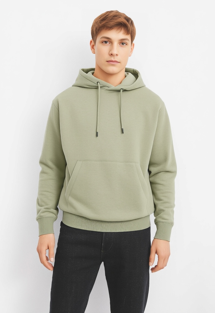 Kapuzensweatshirt JACK & JONES "JJESTAR BASIC SWEAT HOOD NOOS", Herren, Gr. XS, grün (seagrass), angeraute Sweatware, Obermaterial: 70% Baumwolle, 30% Polyester, unifarben, relaxed fit, Rundhals, Rippbündchen, Sweatshirts, mit Rippbündchen