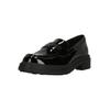 Slipper CLARKS "Orinoco3 Edge", Damen, Gr. 41,5, schwarz, Leder, Gummi, klassisch, Schuhe, aus hochwertigem, schwarzem Lackleder