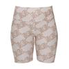 Leggings KARL KANI "Karl Kani Damen KW232-019-1 KK Small Signature Old English Biker", Damen, Gr. S, US-Größen, beige (light sand), 77% Polyester (Recycelt), 23% Elasthan, skinny fit, Hosen