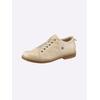 Schnürschuh ANDREA CONTI, Damen, Gr. 42, beige (creme), Leder, Glattleder, Rindsleder, modisch, Schuhe
