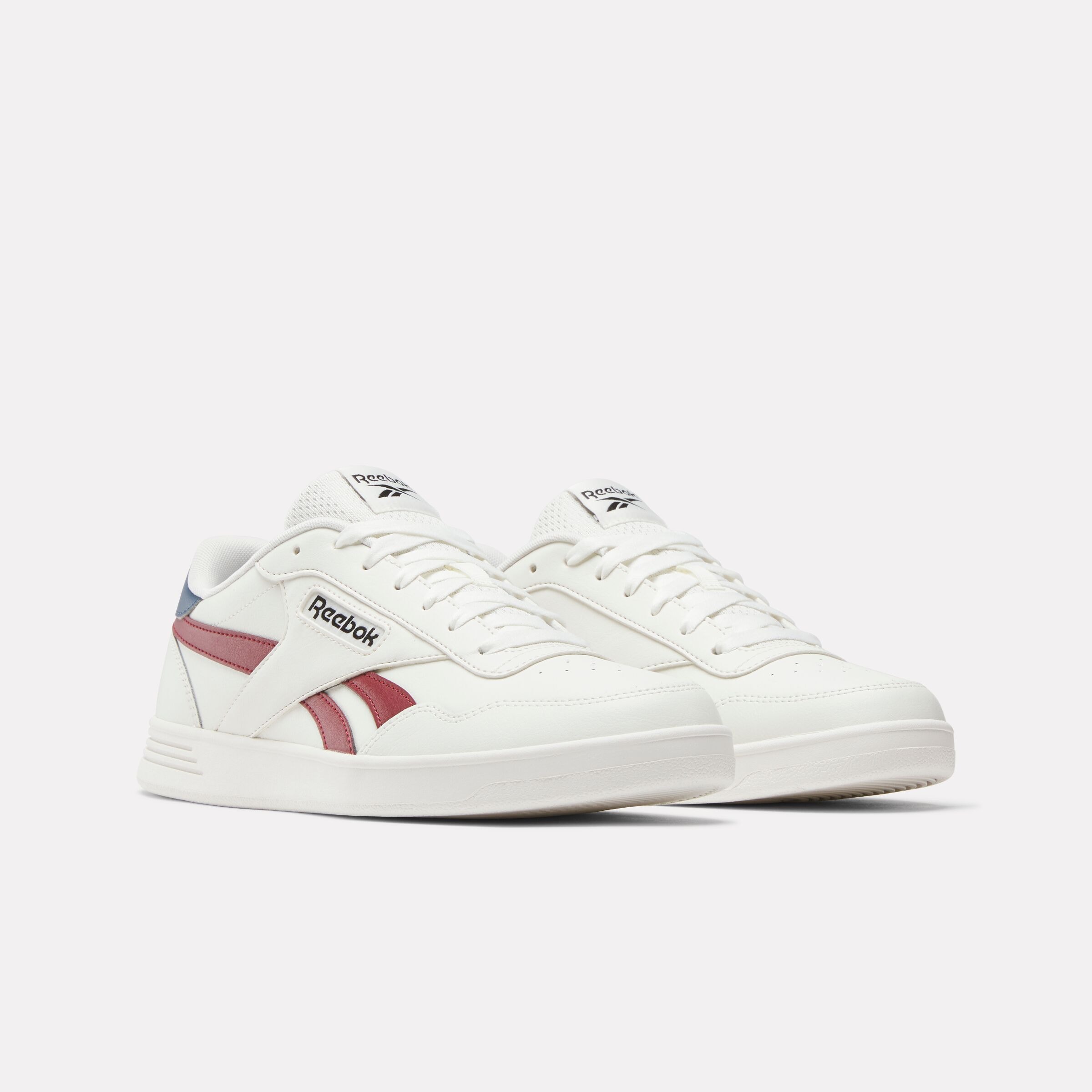 Sneaker REEBOK CLASSIC "REEBOK COURT ADVANCE", Damen, Gr. 44,5, rot (chalk, chalk, retrorot), Synthetik, Schuhe Sneaker