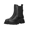 Stiefelette ALMA EN PENA "ALMA EN PENA Stiefelette Leder/Textil", Damen, Gr. 39, schwarz, Leder, Textil, casual, Schuhe