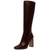 High-Heel-Stiefel STEVE MADDEN "STEVE MADDEN Stiefel Lederimitat", Damen, Gr. 37, schwarz, Lederimitat, casual, Schuhe