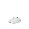 Sneaker JACK & JONES "JFWEALING", Herren, Gr. 44, grün (weiß, grün), Lederimitat, casual, Schuhe, mit dezenter Perforation
