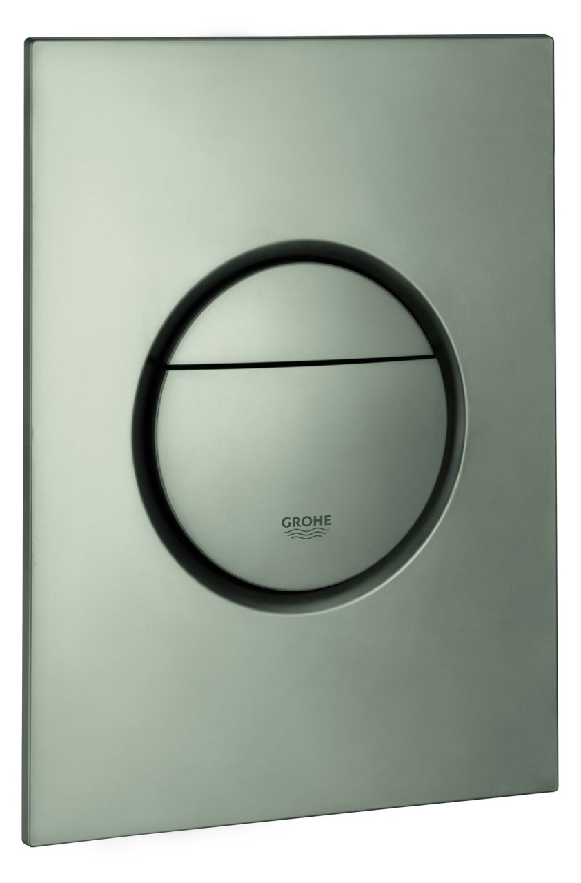 GROHE WC-Betätigung Nova Cosmopolitan S 37601 2-Mengen/Start&Stopp satin steel, 37601MS0 37601MS0 Image