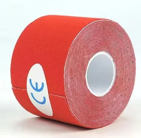 5CM * 5M Kinesiologie Erholung Elastisches Band Sportliches Klebeband Knieschoner Muskelschmerzlinderung Knieschützer Unterstützung für Fitnessstudio Fitness Verband Image