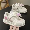 Nette Bowknot kinder Schuhe für Mädchen Cartoon Turnschuhe Mode Casual Bord Schuhe Herbst kinder Turnschuhe Mädchen Laufschuhe