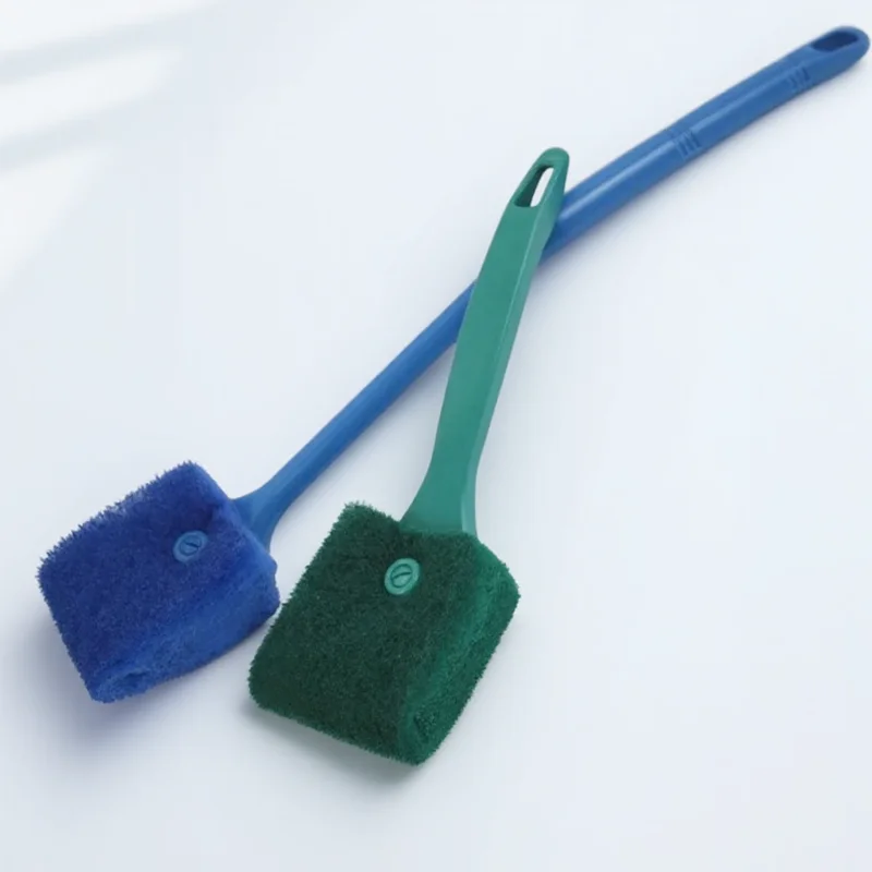 Aquarium Glas Algen Reiniger Kunststoff Schwamm Reinigung Pinsel Aquarium Wäscher Aquarium Zubehör Pet Aquarium Reinigung Werkzeug Image