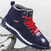 Modische, vielseitige neue Herbst-Winter-Herrenschuhe, lässig, bequem, warme Schneestiefel, minimalistische Anti-Rutsch-Schuhe für den Außenbereich
