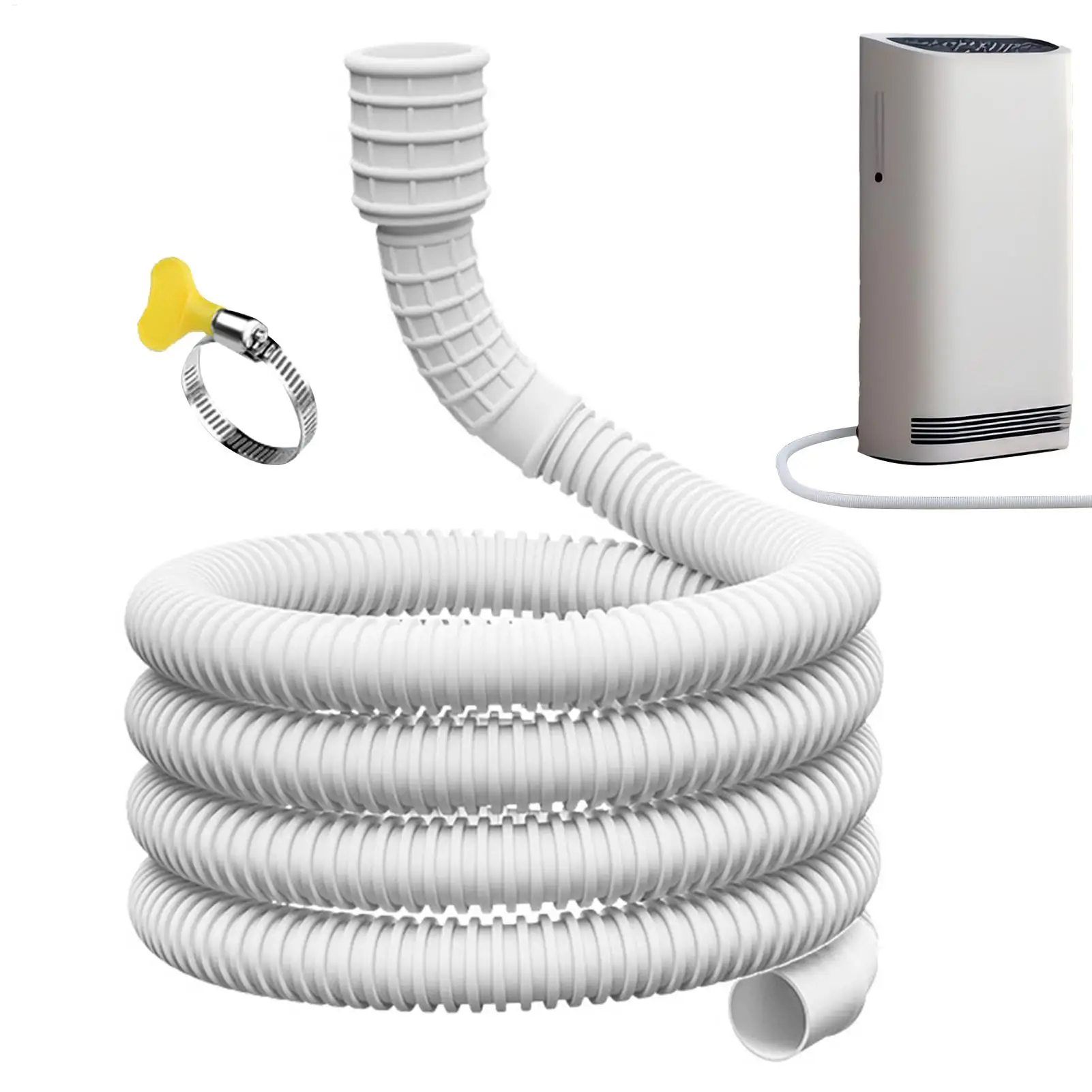 5/6M Washing Machine Inlet Pipe Dehumidifier Mobile Air Conditioner Drain Hose AC External Unit Water Leakage Pipe Plastic Tube