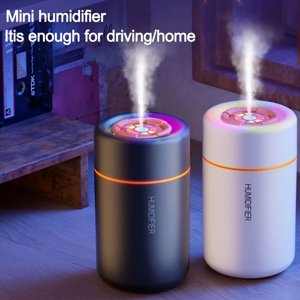 USB Mini Luftbefeuchter Elektrische Aroma Ätherisches Öl Diffusor Luftreiniger Aromatherapie Nebel Maker Farbe Lichter für Auto Hause Schlafzimmer Image