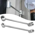 Chiave di regolazione delle spazi vuoti delle cerniere Chiave di riparazione delle cerniere della porta a doppia testa Chiavi in acciaio inossidabile per bulloni rotondi Strumenti per il risparmio di