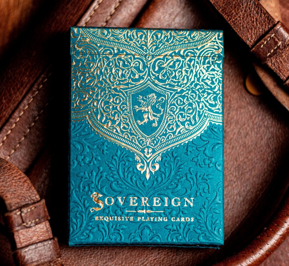 Carte da gioco di lusso Blue Sovereign