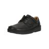 Schnürschuh CLARKS "Nature X Ease", Herren, Gr. 41, schwarz, Leder, elegant, Schuhe, mit dämpfender Sohle