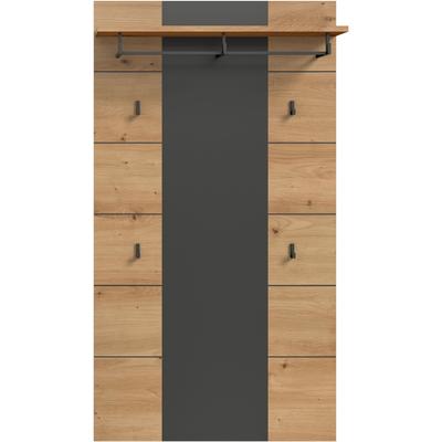 Garderobenpaneel INOSIGN, basalt grau nb, artisan nb, B:80cm H:141cm T:29cm, Garderobenpaneele, Paneel, Wandboard, Garderobe, Garderobenleiste, Garderobenboard Image