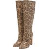 Stiefel BUFFALO "Buffalo JULY BOOT HI - VEGAN NAPPA", Damen, Gr. 36, cream, beige snake, Kunstfaser, Schuhe