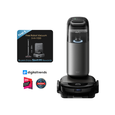 eufy Robot Vacuum Omni S1 Pro + Robot Vacuum Omni E20 Black