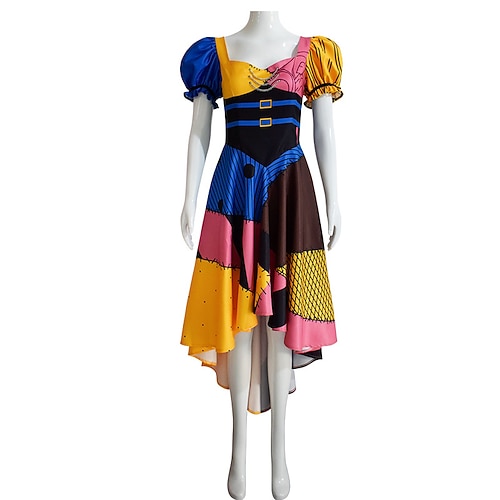 Der Albtraum vor Weihnachten Ausfall Jack Skellington Halloween-Gruppen-Paarkostüme Cosplay for Herren Damen Erwachsene Weihnachten Karneval Maskerade Veranstaltung / Fest Maskerade Image