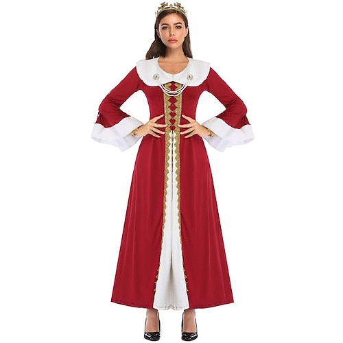 Karneval 2026 Karnevalskostüm Königin Cosplay Kostüm Outfits Paarkostüme Cosplay Cosplay Kostümparty Erwachsene Damen Halloween Karneval Einfache Halloween-Kostüme Verkleiden Image
