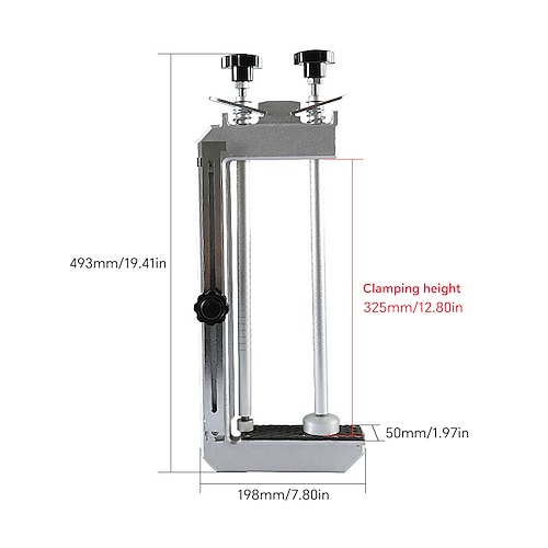 45-Grad-Stein-Gehrungsklemme, Tischwinkelklemme für Arbeitsplatten-Nahtverbinder für Marmorplatten-Installationswerkzeug Image