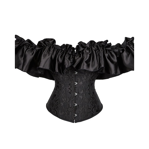 Damen Korsett Shapewear Taillenmieder Formende Unterwäsche Sexy Korsett Sexy Süß Einfarbig Gerafft Rückenfrei Urlaub Straße Date Ärmellos Korsett Schwarz Weiß Beige Frühling Herbst Figurbetonter Image