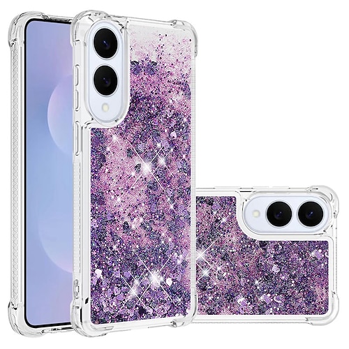 Handy Hülle Handyhüllen Für Samsung Galaxy S25 S24 S23 S22 Plus Ultra A56 A36 A26 A16 A55 5G A35 5G Brieftaschenhülle Bling Glitzer glänzend Stoßfest Farbverläufe PC Image