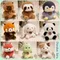 Simpatici animali seduti Panda rosso volpe bradipo gatto giocattoli di peluche bambole di peluche morbide farcite capibara maiale peluche giocattoli per bambini regali per bambini