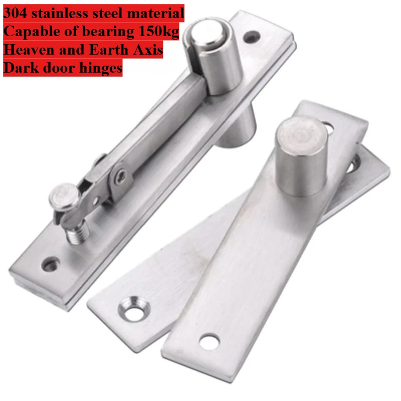 Edelstahl-Drehpunkt, robuste drehbare Welle, Holztürscharnierschaft, Murphy-Positionierung, Türwelle, versteckte Achse Image