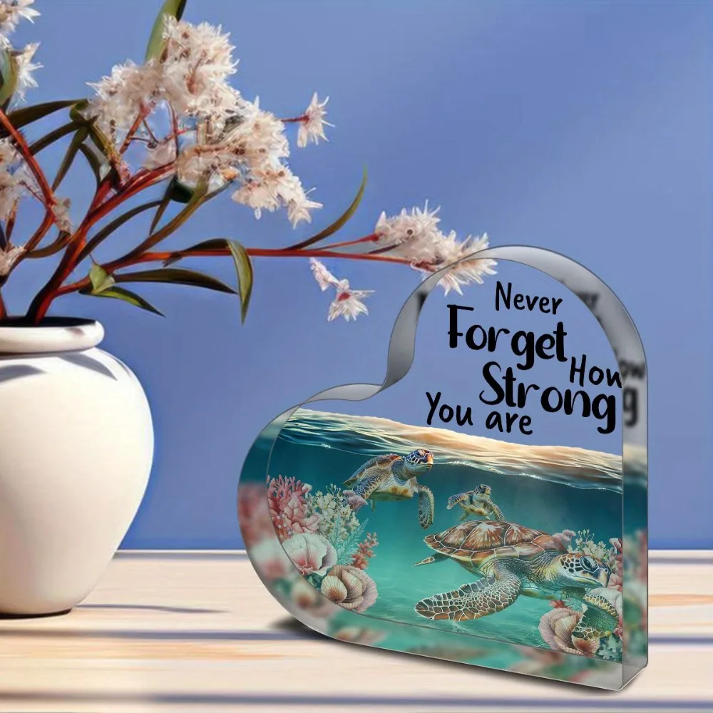 1pc Blue Sea Creatures, Sea Turtles, Birthday Gifts,Bedroom, Kitchen, Living Room, Office,Desktop Decoration, Unique Gift