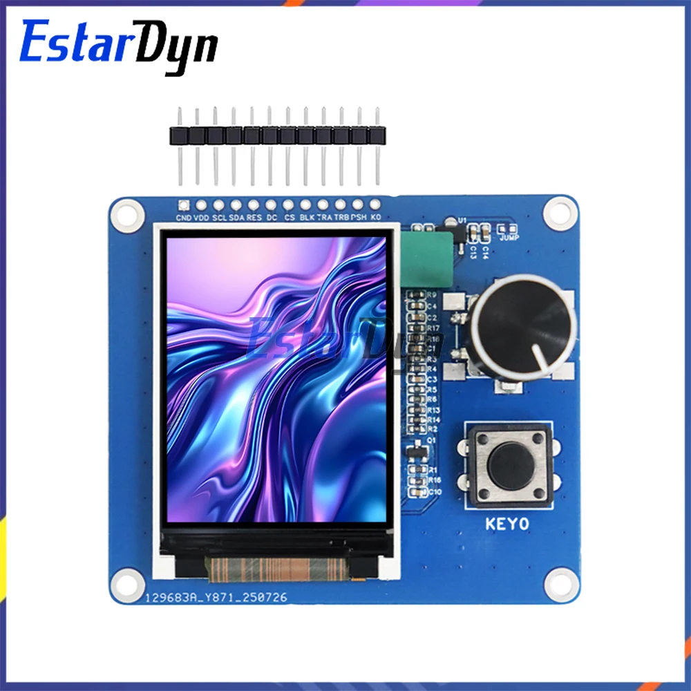 2,0-Zoll-TFT-LCD-Display mit Drehgeber EC11, IIC SPI-Schnittstelle für Arduino ESP32 Raspberry Pi DIY-Projekte Image